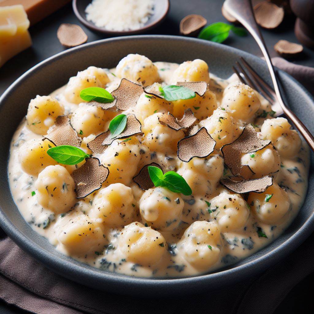 Gnocchi al Gorgonzola e Tartufo