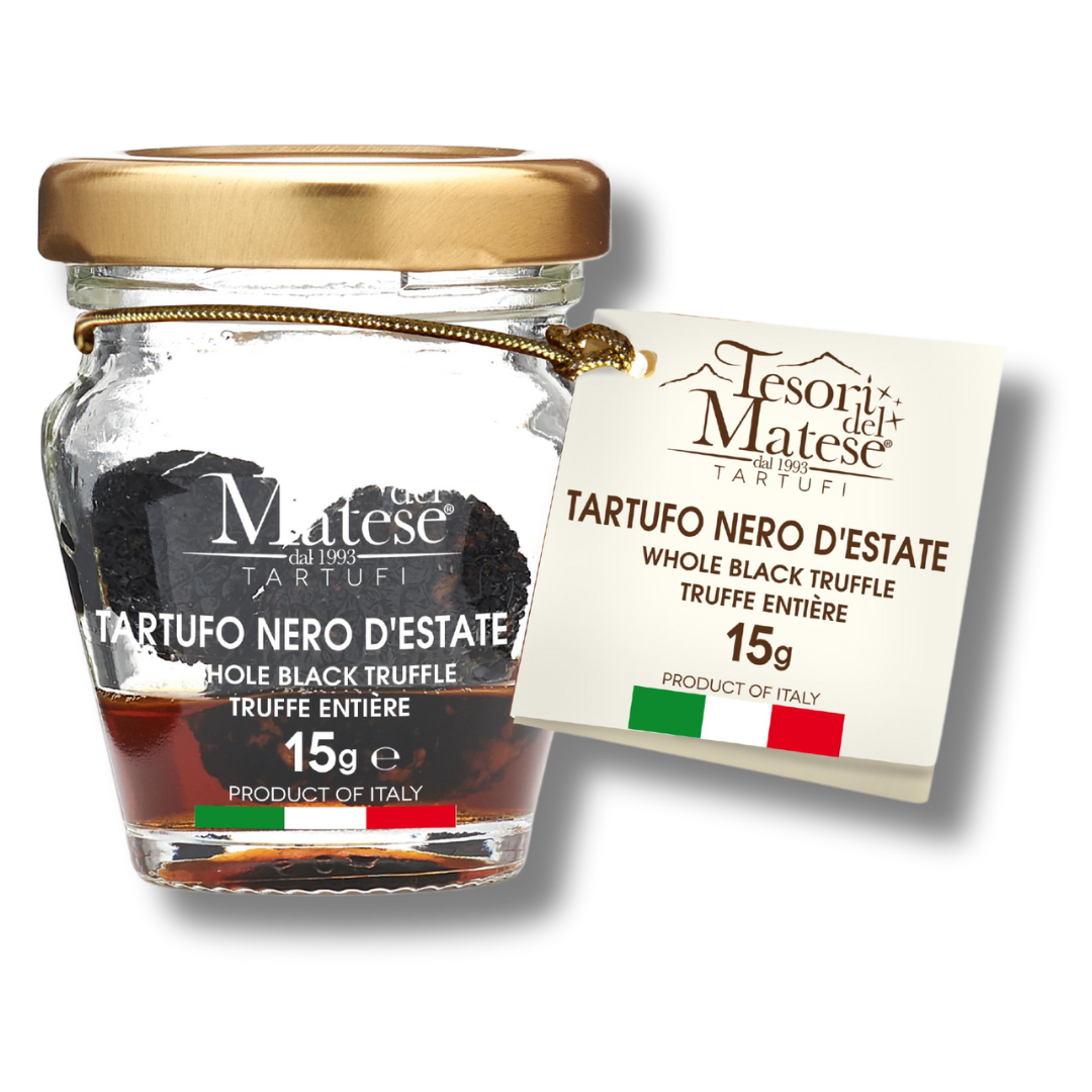 Tartufo d'estate intero Prodotto confezionato e mostrato con immagine scontornata 15g