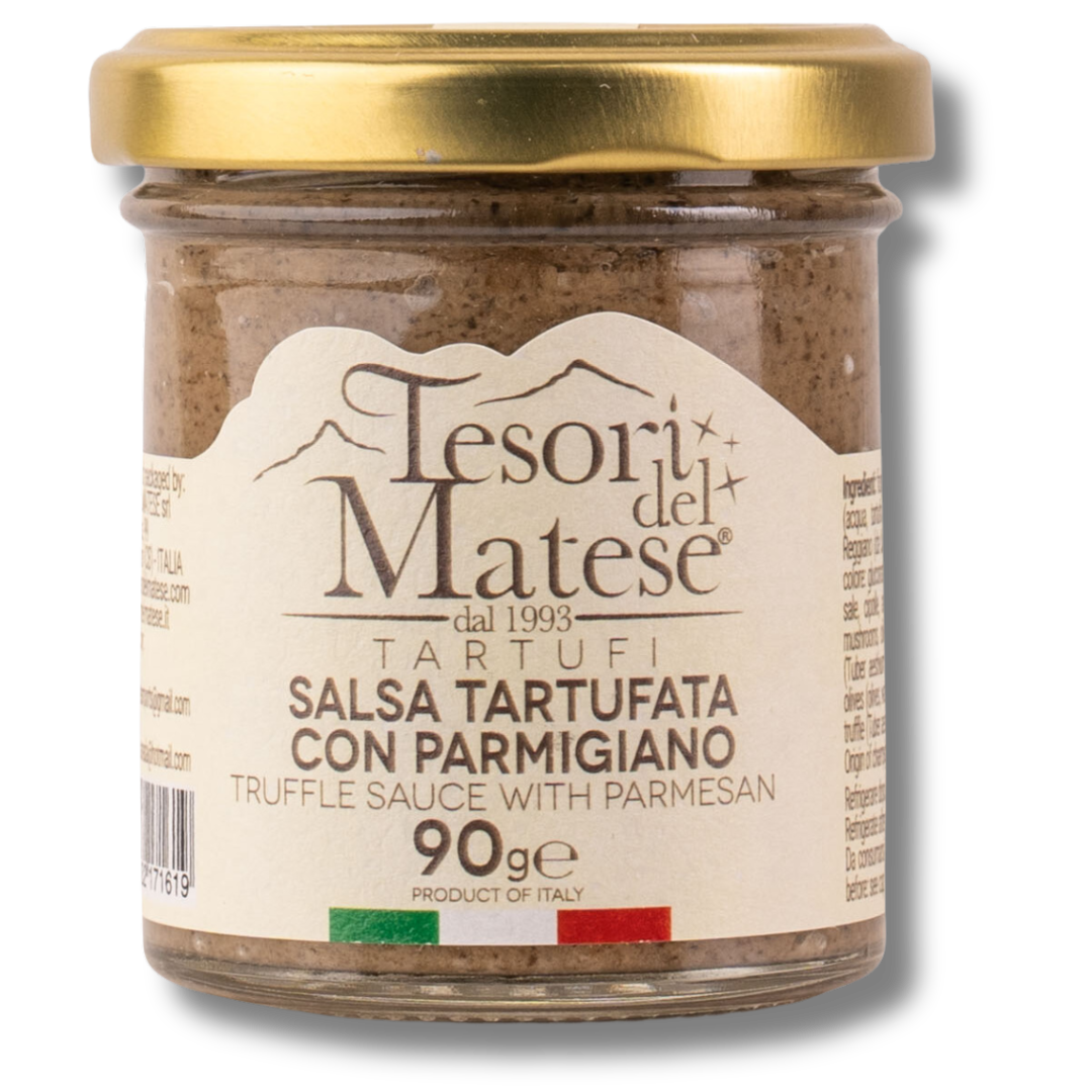 Salsa tartufata con Parmigiano Reggiano Prodotto scontornato 90g